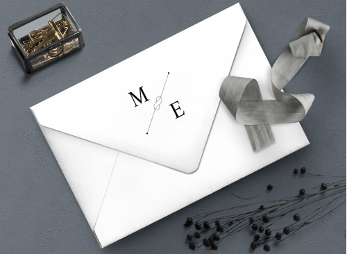 Sello de boda caucho 2