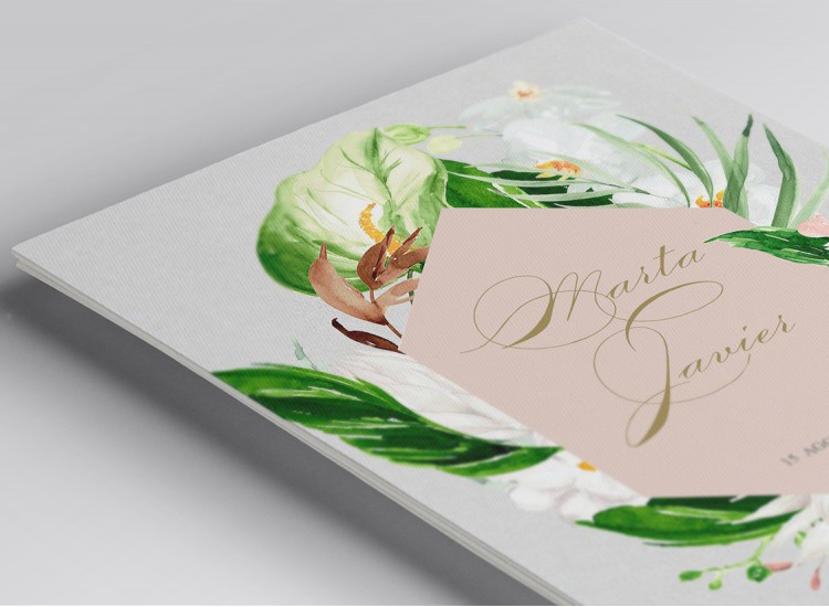 Invitaciones de boda exclusivas originales únicas