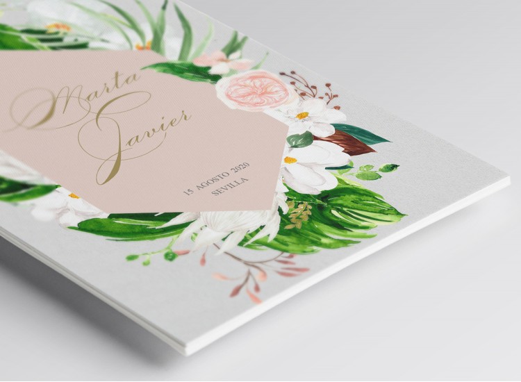 Invitaciones de boda exclusivas originales únicas