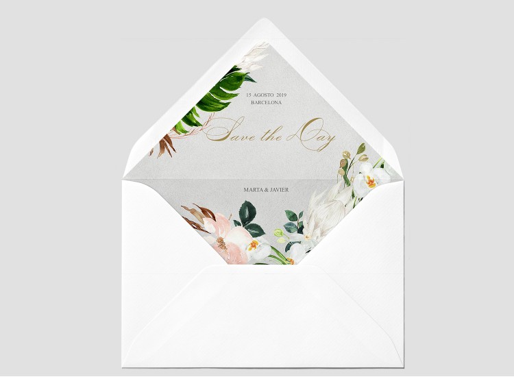 Invitaciones de boda exclusivas originales únicas