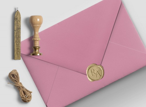 Sobre de bodas clásico