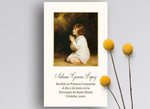 Recordatoria Comunión 'Oración'