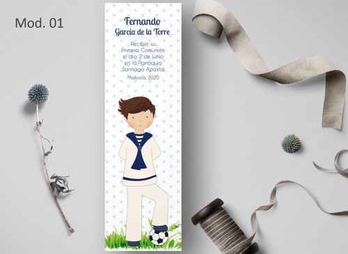 Marcapáginas Comunión 'Martín'