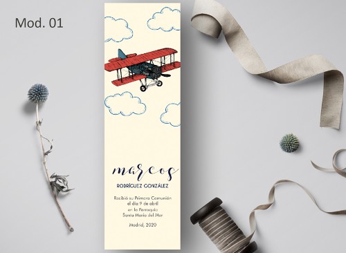 Marcapágina Comunión Acuarela Recordatoria regalo