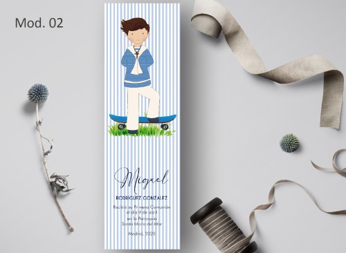 Marcapágina Comunión Acuarela Recordatoria regalo 2