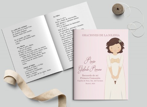 Recuerdos Comunión Acuarela Recordatoria Detalle Regalo Invitados