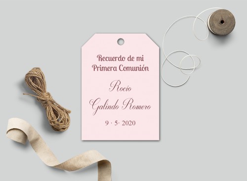 Etiqueta Recuerdos Comunión Acuarela Recordatoria Detalle Regalo Invitados