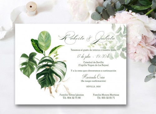Invitaciones de boda exclusivas originales únicas