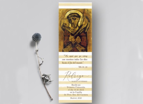 Marcapágina Comunión Acuarela Recordatoria Detalle Regalo