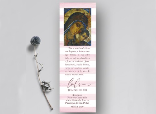 Marcapágina Comunión Acuarela Recordatoria Detalle Regalo
