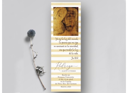 Marcapágina Comunión Acuarela Recordatoria Detalle Regalo