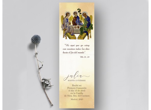 Marcapágina Comunión Acuarela Recordatoria Detalle Regalo
