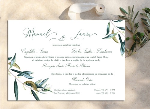 Invitaciones de boda exclusivas originales únicas