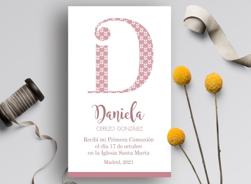 Marcapágina Comunión Acuarela Recordatoria Detalle Regalo