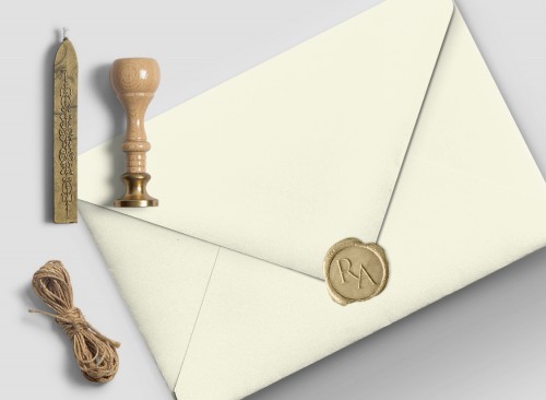 Sobre de bodas clásico