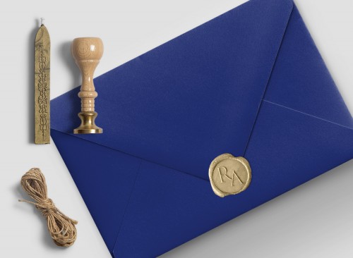 Sobre de bodas clásico