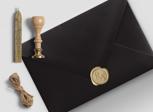 Sobre de bodas clásico